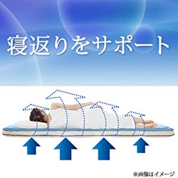 IRIS OHYAMA（アイリスオーヤマ） マットレス セミダブル 三つ折り 高