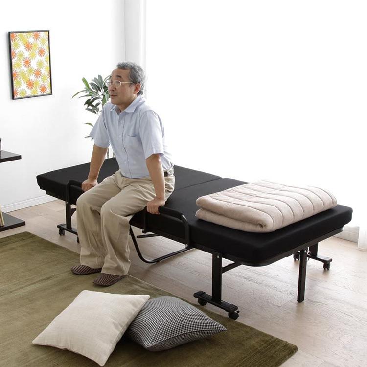 折りたたみベッド シングル リクライニングベッド ベッド 介護ベッド マットレス 完成品 コンパクト 敬老の日 OTB-KRH アイリスオーヤマ 一人暮らし 新生活 | IRIS OHYAMA | 03