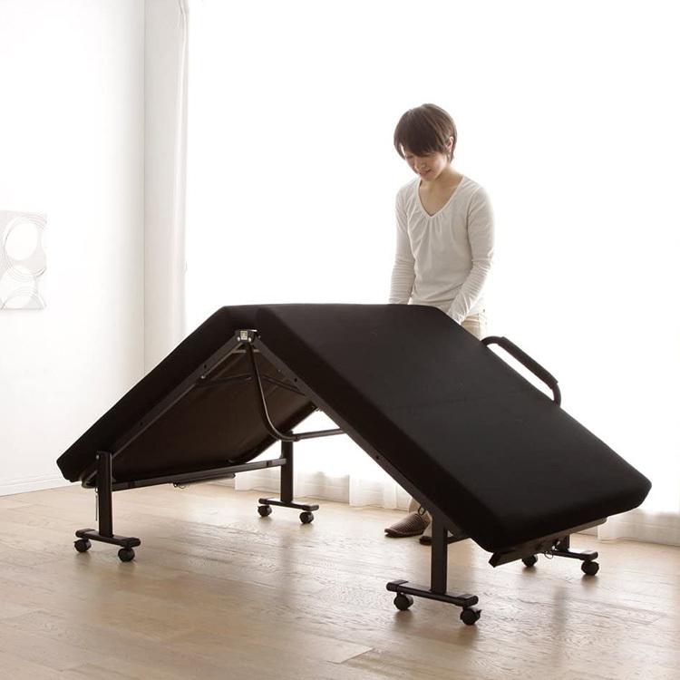 折りたたみベッド シングル リクライニングベッド ベッド 介護ベッド マットレス 完成品 コンパクト 敬老の日 OTB-KRH アイリスオーヤマ 一人暮らし 新生活 | IRIS OHYAMA | 05