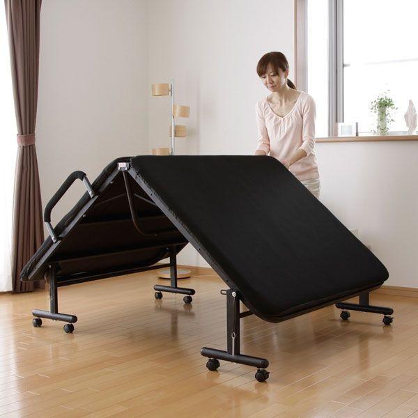 IRIS OHYAMA（アイリスオーヤマ） 折りたたみベッド リクライニング