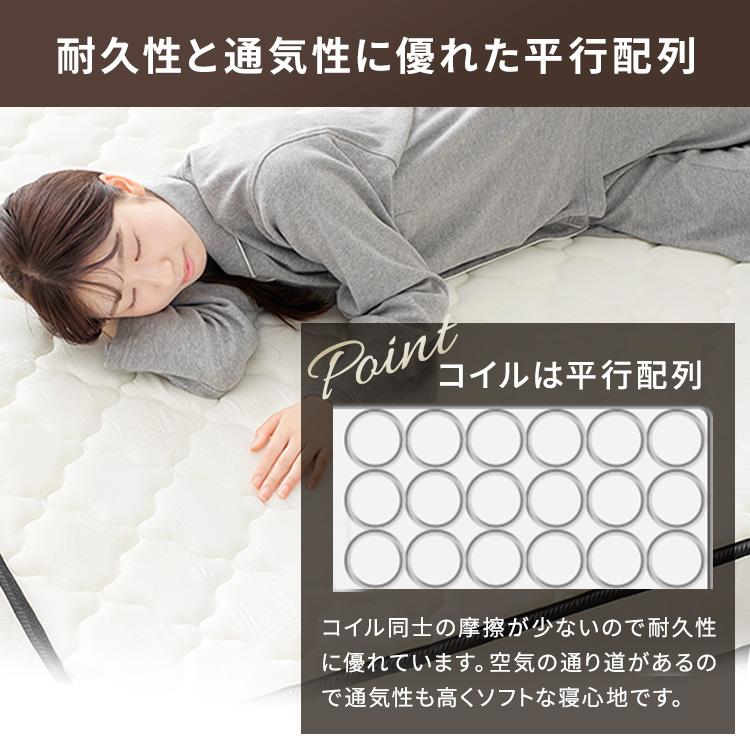 ポケットコイルマットレス　グレー　セミダブル　柔らかめ　【一年保証付】 楽天市場】【購入で除湿シートプレゼント!!】ポケットコイル