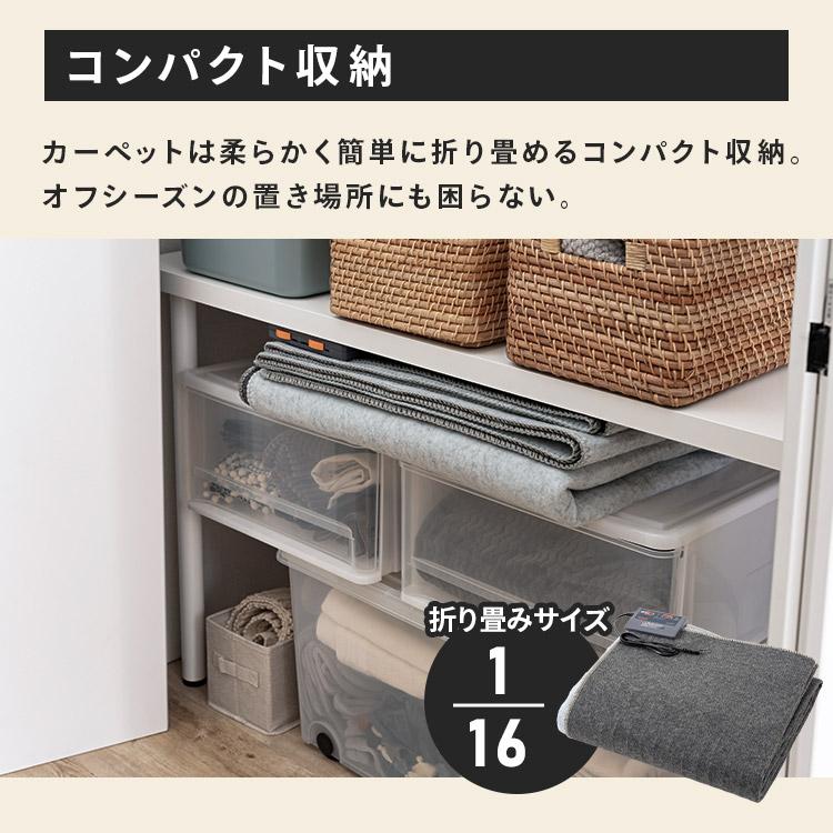 TEKNOS（テクノス） ホットカーペット 4畳 本体 195×290 電気