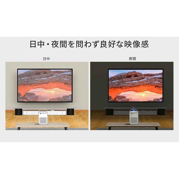 プロジェクター ホームプロジェクター 高性能プロジェクター Google TV搭載 小型 家庭用 ETOE Seal ホームシアター プロジェクター Seal ホワイト ETOE_15