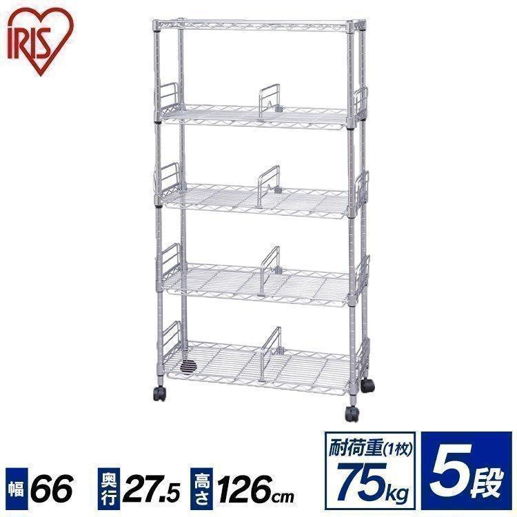 アイリスオーヤマ スチールラック アイリスオーヤマ カラースチールシェルフ ラック大 カーキ SEC