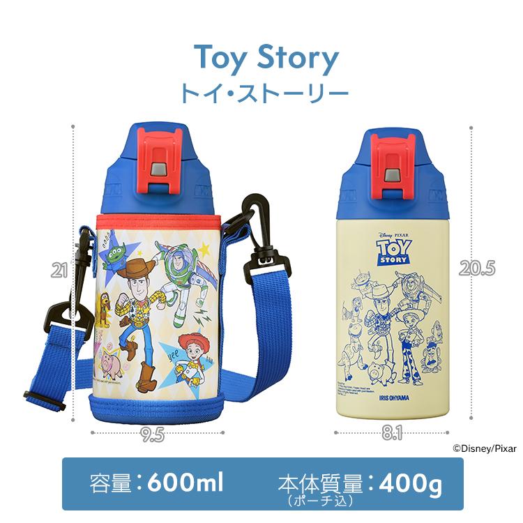 IRIS OHYAMA（アイリスオーヤマ） 水筒 600ml 子供 スポーツドリンク