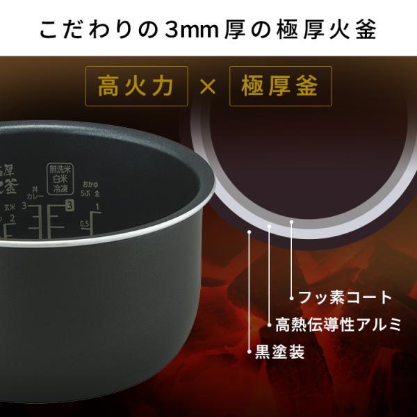 アイリスオーヤマ 炊飯器 3合 ブラック マイコン式 RC-MGA30-B IRIS OHYAMA（アイリスオーヤマ） 炊飯器 3合炊き マイコン 一人暮らし