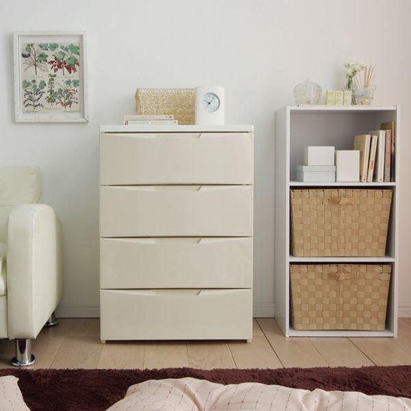 IRIS OHYAMA（アイリスオーヤマ） チェスト おしゃれ 白 衣装ケース