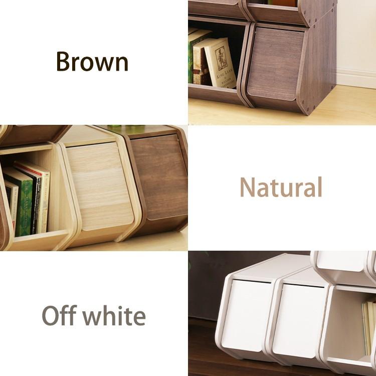 IRIS OHYAMA（アイリスオーヤマ） カラーボックス 3個セット 収納 扉