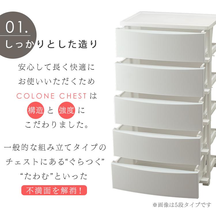 IRIS OHYAMA（アイリスオーヤマ） チェスト おしゃれ 白 2個セット 4段