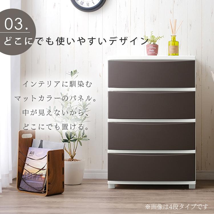 IRIS OHYAMA（アイリスオーヤマ） チェスト おしゃれ 白 2個セット 4段