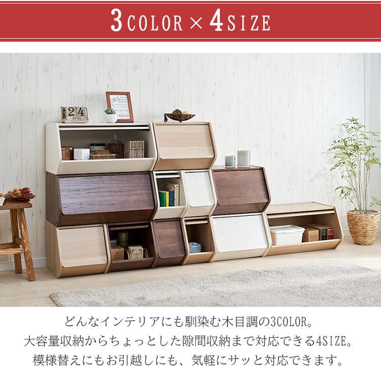 IRIS OHYAMA（アイリスオーヤマ） 収納ボックス 前開き 4個セット 幅
