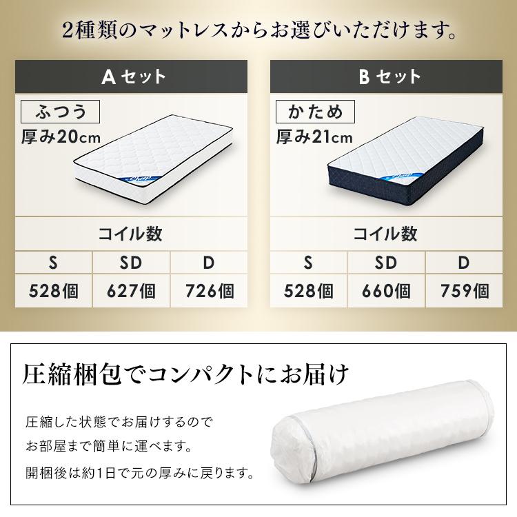 IRIS OHYAMA（アイリスオーヤマ） ベッド マットレス付き シングル