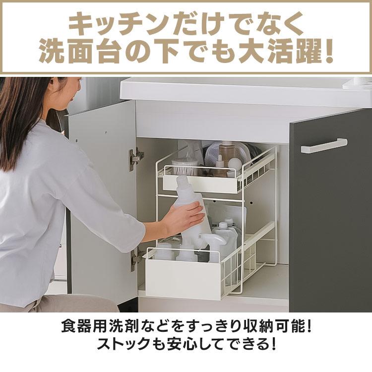 IRIS OHYAMA（アイリスオーヤマ） シンク下収納 キッチン用品 調味料