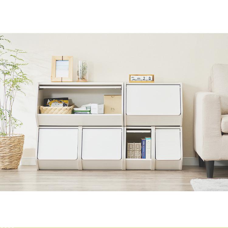 IRIS OHYAMA（アイリスオーヤマ） カラーボックス 収納 扉 おしゃれ