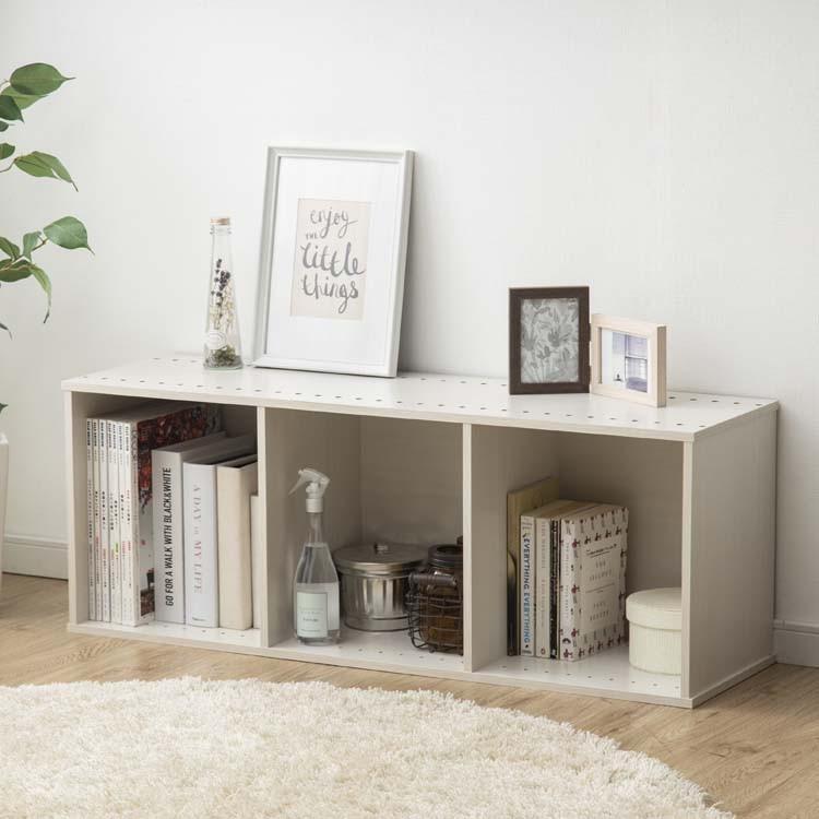 IRIS OHYAMA（アイリスオーヤマ） カラーボックス 収納 3段 本棚