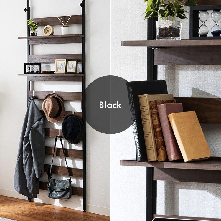 IRIS OHYAMA（アイリスオーヤマ） 突っ張りラック 棚 スリム 棚付き