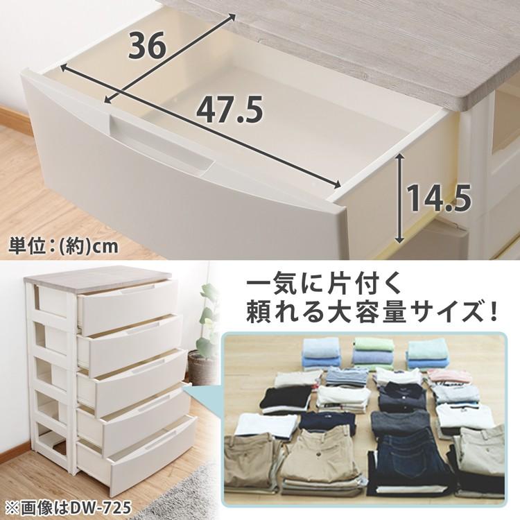 IRIS OHYAMA（アイリスオーヤマ） チェスト 完成品 おしゃれ 白 北欧