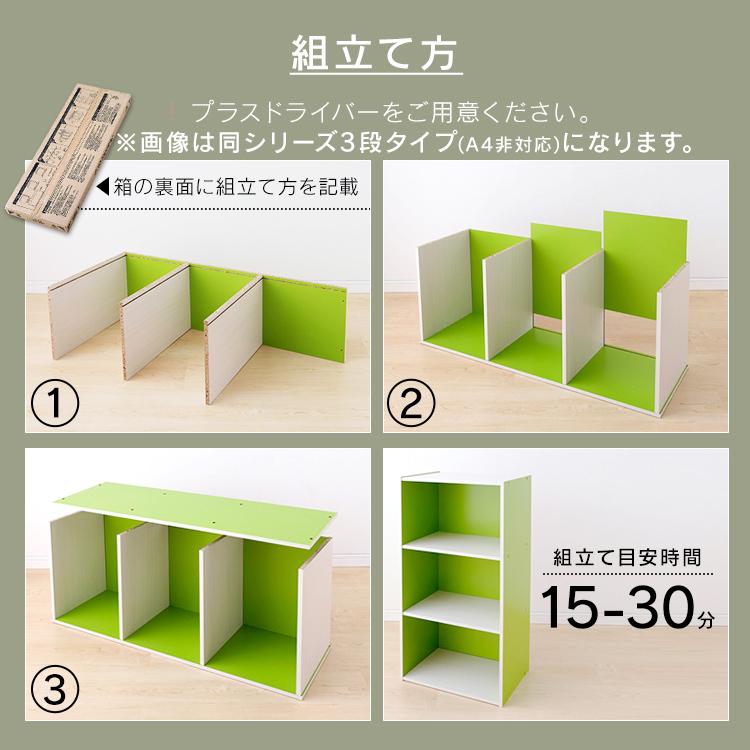 IRIS OHYAMA（アイリスオーヤマ） カラーボックス 5段 収納 ラック 棚