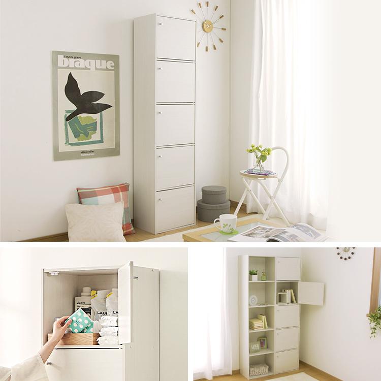 IRIS OHYAMA カラーボックス 5段 収納 ラック 棚 収納棚 収納ボックス