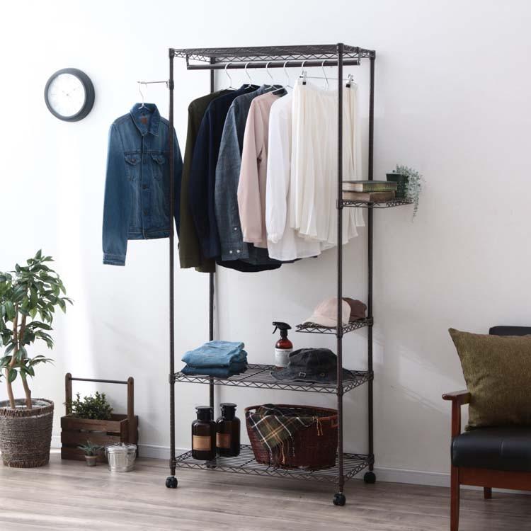 IRIS OHYAMA（アイリスオーヤマ） ハンガーラック ワードローブ