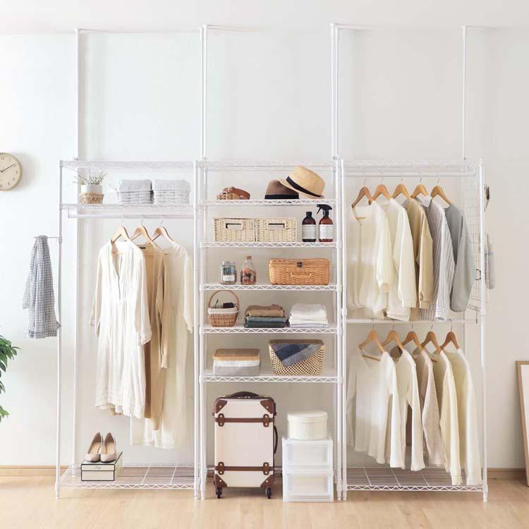 IRIS OHYAMA（アイリスオーヤマ） カラーメタルラック コの字バー CMM