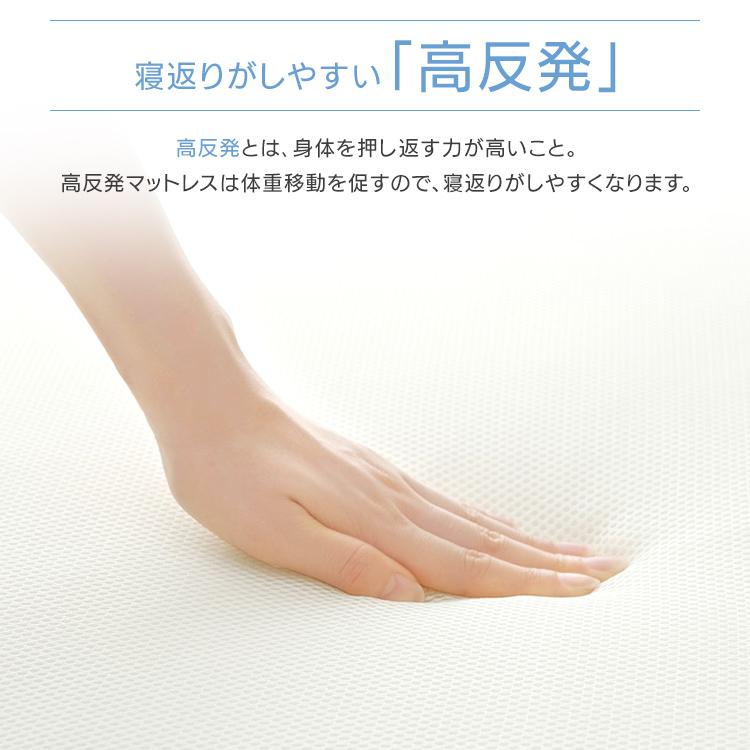 IRIS OHYAMA（アイリスオーヤマ） マットレス ダブル 三つ折り 高反発