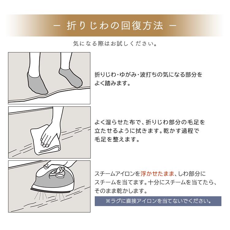 ラグ カーペット ラグマット 2畳 厚手 北欧 おしゃれ 低反発 ウレタン 185×185 極厚 ラクッションラグ CRTE-1818 アイリスオーヤマ * | IRIS OHYAMA | 19