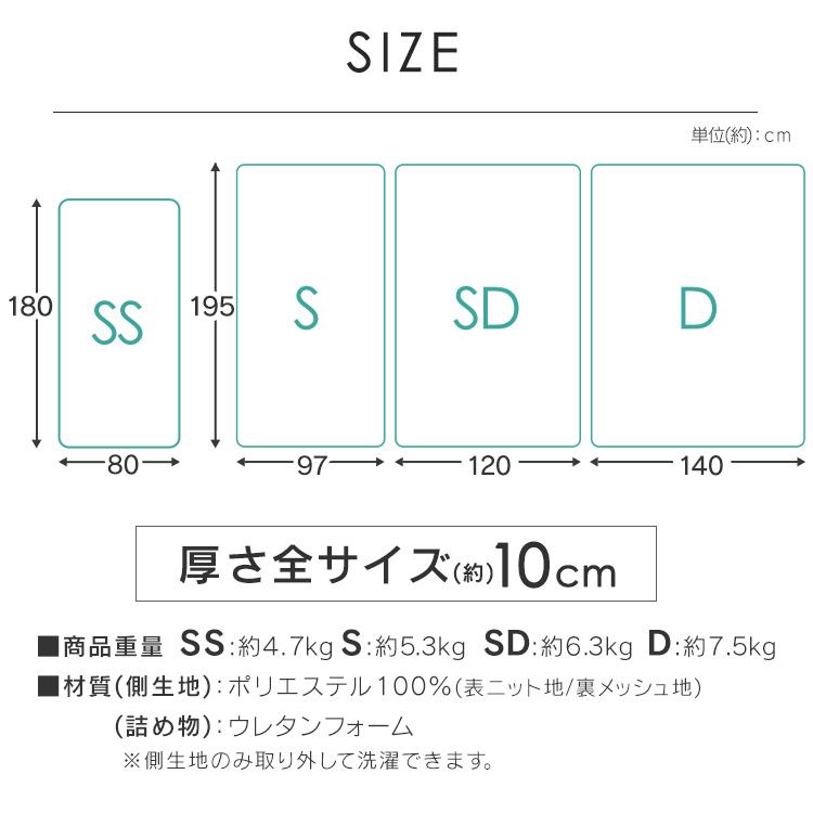 マットレス シングル 折りたたみ 高反発 3つ折り 10cm 高反発 マットレス シングル 折りたたみ 高反発 3つ折り 10cm 高反発