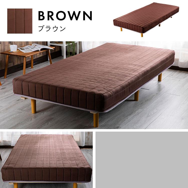 ベッド マットレス付き ダブル 脚付きマットレス すのこベッド ダブル