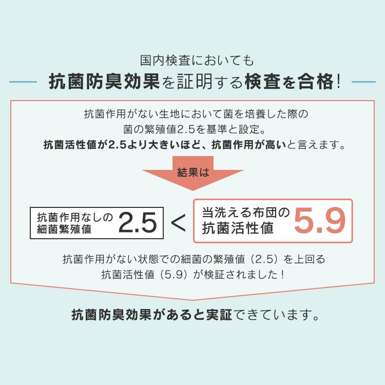 ＼P5％還元／ 布団セット シングル 4点セット 洗える 掛け布団 敷き布団 枕 収納ケース 来客用 組布団 コンパクト 洗濯 抗菌 防臭 一人暮らし 新生活 PCFT4-S｜inskagu-y｜09