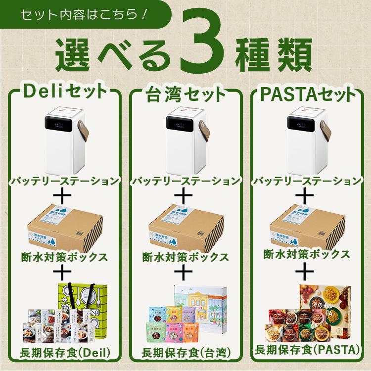 防災グッズ セット 断水対策 1週間分 トイレ凝固剤 ウォータータンク からだふき バッテリーステーション 非常食 保存食 防災 アイリスオーヤマ *_3