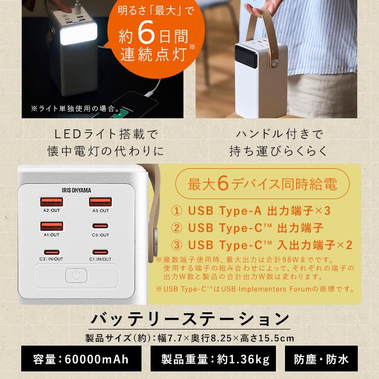 防災グッズ セット 断水対策 1週間分 トイレ凝固剤 ウォータータンク からだふき バッテリーステーション 非常食 保存食 防災 アイリスオーヤマ *_5