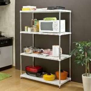 スチールラック メタルラック棚板 幅100cm パンチング棚板 : 快適