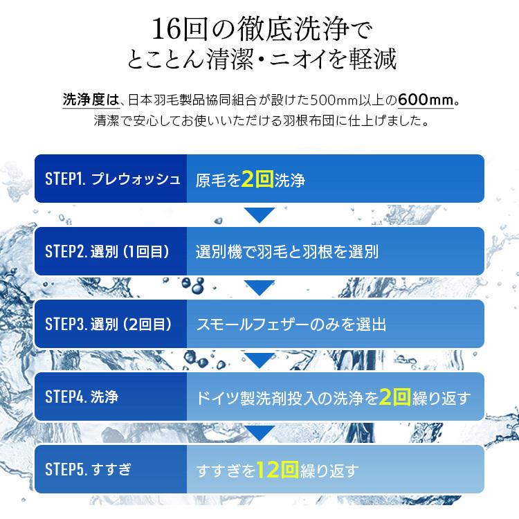 布団セット シングル 安い 羽根布団 7点 羽根布団セット 来客用 敷布団 掛け布団 枕 枕カバー 布団 組布団 一人暮らし 新生活｜inskagu-y｜14