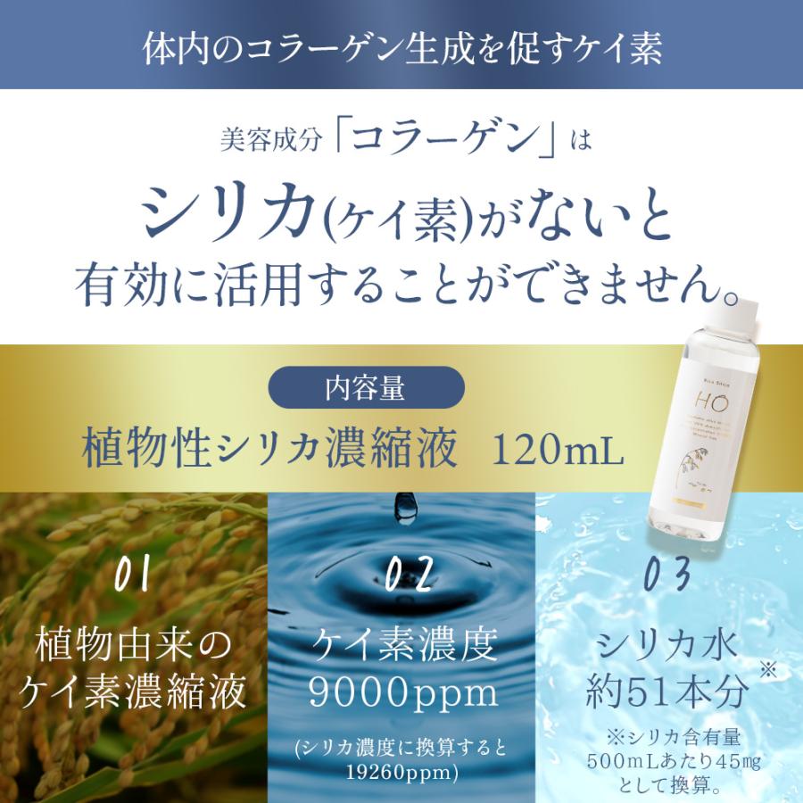 【3本セットで\2,000OFF!!】究極インナーケア＆デトックス！水に混ぜるだけでシリカ水が作れる植物性シリカ濃縮液【HO】スキンケア コラーゲン シリカ ケイ素 |  | 05
