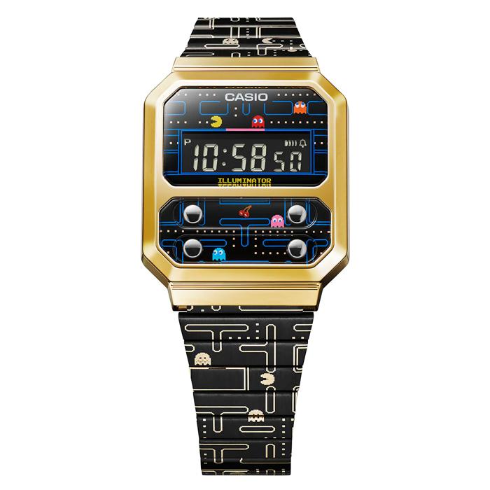 CASIO PAC-MANデジタル腕時計 ゴールド スタンダード デジタル CASIO カシオ Vintage ヴィンテージ
