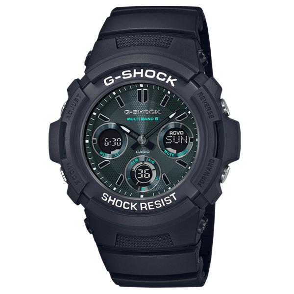 CASIO G-SHOCK AWG-M100 電波ソーラー 未使用品モスグリーン G-SHOCK Gショック AWG-100 M100 Black and Green カシオ CASIO 電波