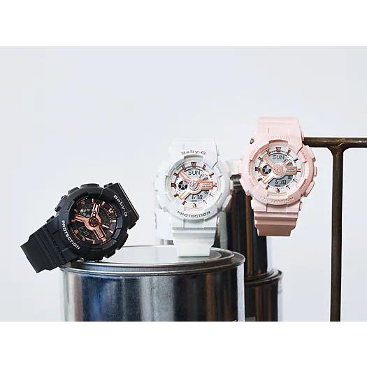 Baby-G ベビーG レディース アナデジ 海外モデル BA-110RG-4A BABY-G ベビーG ベビージー BA-110 シリーズ カシオ CASIO