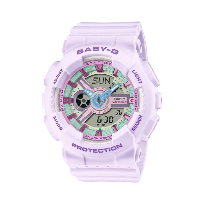 カシオ ベビーG 海外モデル アナデジタイプ BA-110XPM-6A 新品 BABY-G ベビーG ベビージー レディース パステル・ミーツ・メタリック