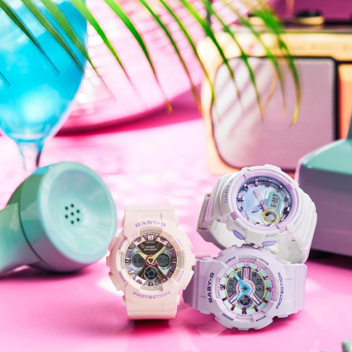 カシオ ベビーG 海外モデル アナデジタイプ BA-110XPM-6A 新品 BABY-G ベビーG ベビージー レディース パステル・ミーツ・メタリック
