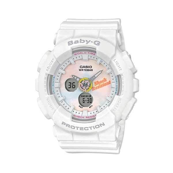 BABY-G ベビーG ベビージー サマー・グラデーション・ダイアル カシオ CASIO アナデジ 腕時計 ホワイト BA-120T-7A 逆輸入海外モデル