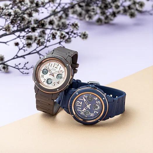 BABY-G ベビーG ベビージー Navy & Brown カシオ CASIO アナデジ 