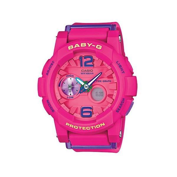 欲しいの マルチ ピンク 腕時計 アナデジ CASIO カシオ ジーライド G-LIDE ベビージー ベビーG BABY-G タイドグラフ 逆輸入海外モデル BGA-180-4B3 腕時計