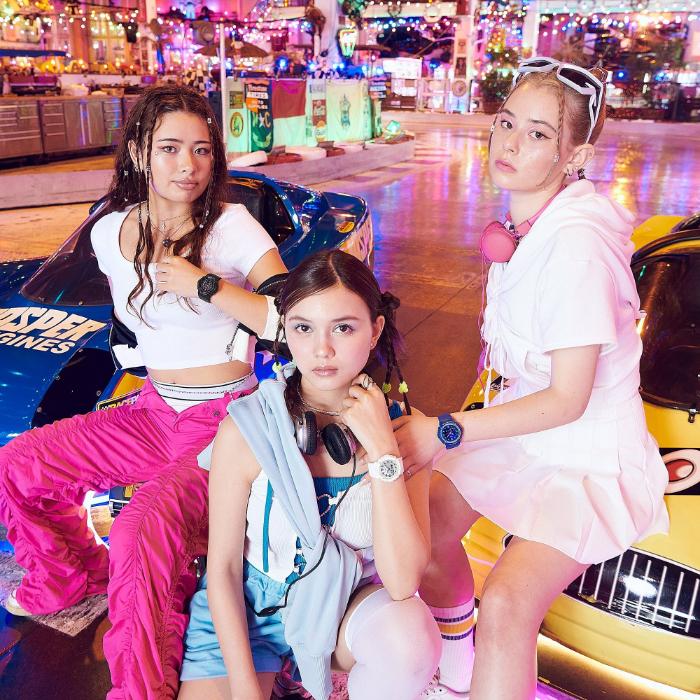 BABY-G ベビーG ベビージー BGA-280 WEB限定 カシオ CASIO アナデジ 腕時計 ブルー ブルー BGA-280DN-2A 逆輸入海外モデルの画像