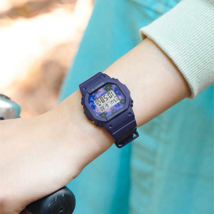 BABY-G ベビーG ベビージー レディース 日本未発売モデル カシオ CASIO デジタル 腕時計 ネイビー 花柄 BGD-565RP-2 逆輸入海外モデル｜inst｜03