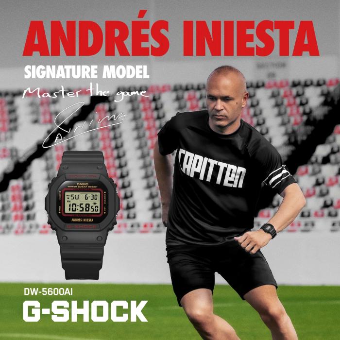 新品未使用品　DW-5600AI-1JR G-SHOCK イニエスタモデル G-SHOCK Gショック アンドレス・イニエスタ シグネチャーモデル 限定