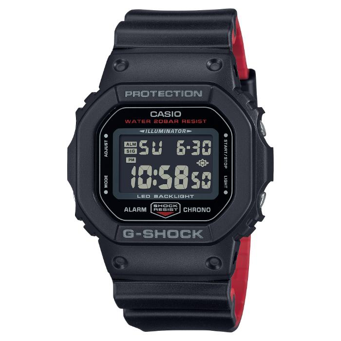 極美品　CASIO G-SHOCK 黒✖️赤DW-5600UHR 国内正規品 ORIGIN(G-SHOCK) G-SHOCK Gショック Black & Red シリーズ