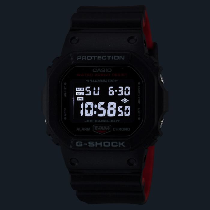 極美品　CASIO G-SHOCK 黒✖️赤DW-5600UHR 国内正規品 楽天市場】スーパーセール G-SHOCK ジーショック Gショック