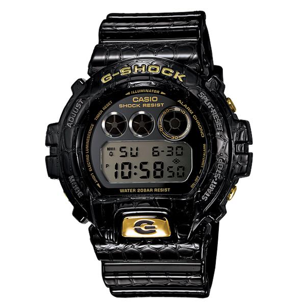 純正カシオ ベゼル＆ストラップ DW-6900CR-1 クロコダイル調 ブラック 6900 SERIES G-SHOCK Gショック ジーショック 限定モデル The Reptiles