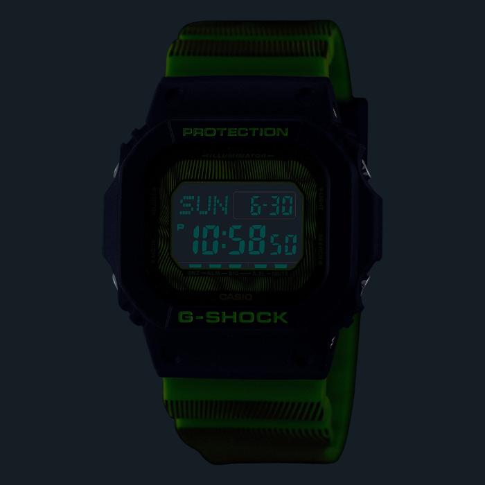 G-SHOCK Gショック Time distortion シリーズ WEB限定カラー カシオ CASIO デジタル 腕時計 グリーン ブラック  蛍光カラー DW-D5600TD-3 逆輸入海外モデル